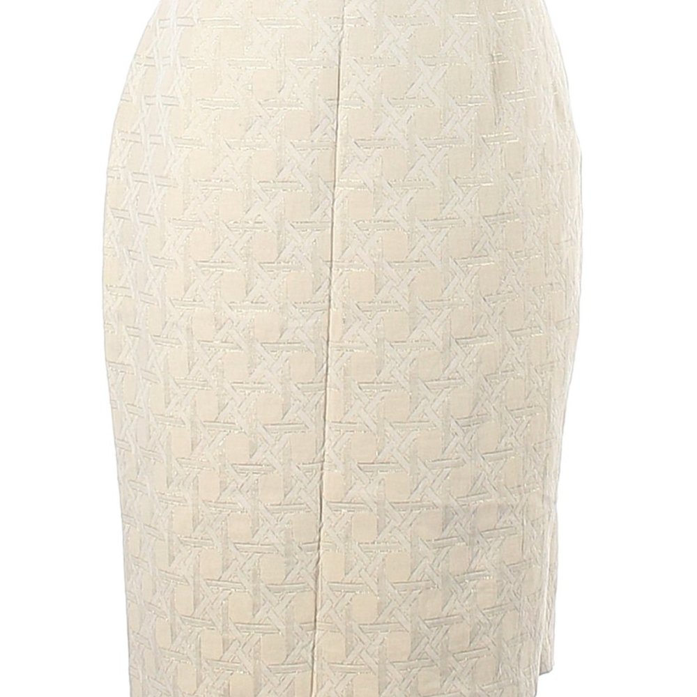 Ivory Knee Length Skirt